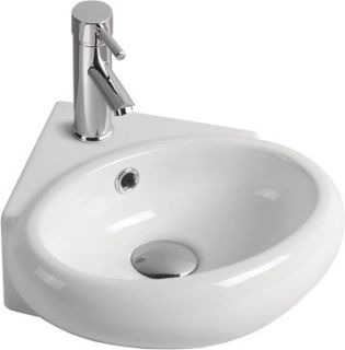 Раковина угловая SantiLine SL-2021 39см белый